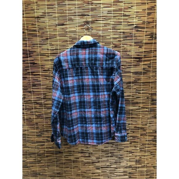 Eighth Avenue and Beyond Blue Red Flannel Size XL - Picture 2 of 4